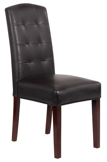 Tufted Faux Leather Stylish Dining Chair