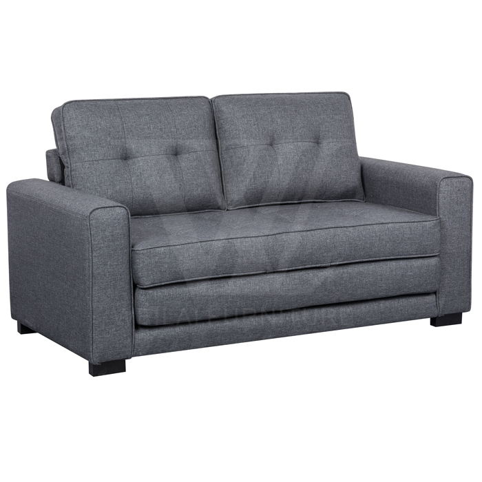 Fabric Fold-out Loveseat Sofa Bed Two Seater