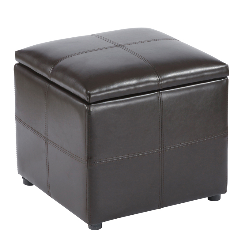 PU Storage Ottoman