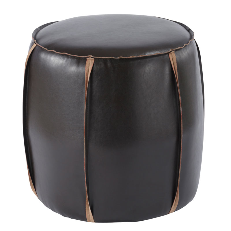 PU Round Ottoman