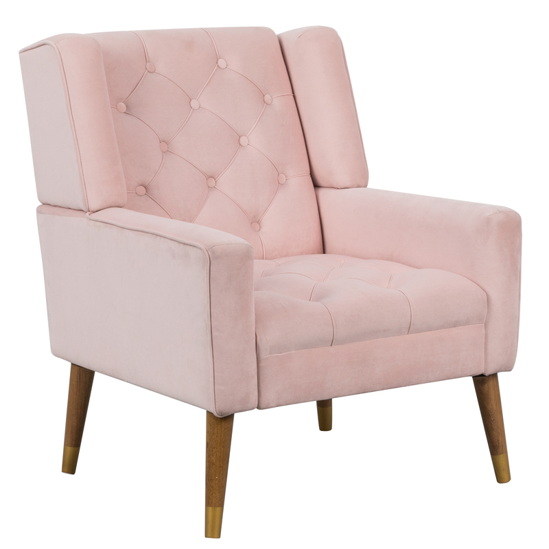 Velvet Tufted Armchair