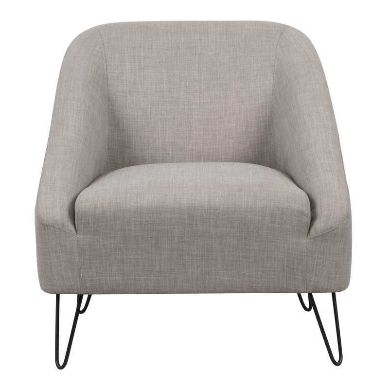 Metal Wire Legs Accent Chair