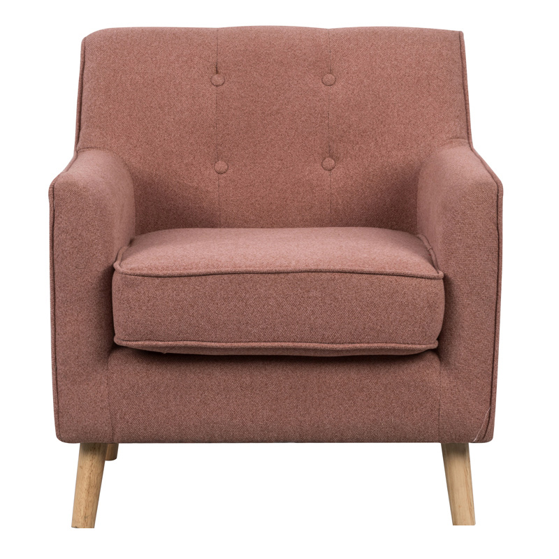 Wooden Legs Accent Chair