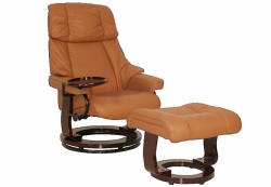 Recliner with ottoman