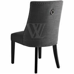 Deluxe Fabric Nailed Dining Chair