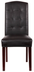 Tufted Faux Leather Stylish Dining Chair