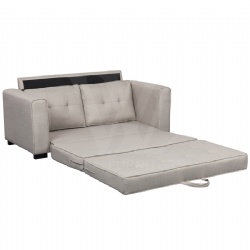 Fabric Fold-out Loveseat Sofa Bed Two Seater