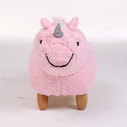 Plush Animal Unicorn Ottoman