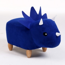 Kids Plush Animal Dinosar Ottoman