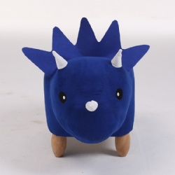 Kids Plush Animal Dinosar Ottoman