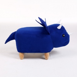 Kids Plush Animal Dinosar Ottoman