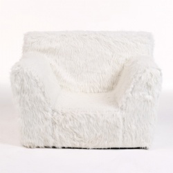 Fur Solid Foam Kids Sofa