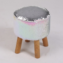 Sequins Round Ottoman