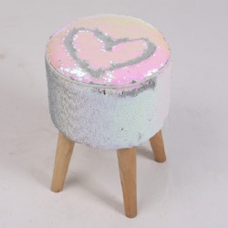 Sequins Round Ottoman