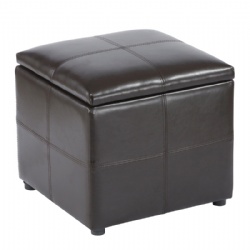 PU Storage Ottoman