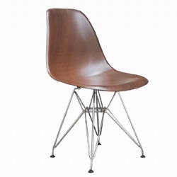 Replica Eames Walnut Finishing PP Plastic Side Chair