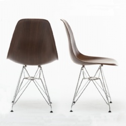 Replica Eames Walnut Finishing PP Plastic Side Chair