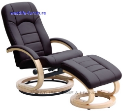 Recliner with ottoman